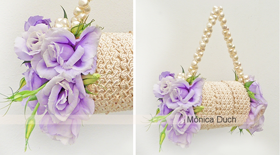 FLORAL BAG - RAMO DE NOVIA de AUTOR - Tonos lavanda y nude